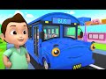 Wheels On The Bus Go Round And Round, Fun Nursery Rhymes for Babies