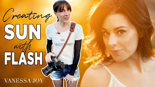 Flash Photography: How to Create Fake Golden Hour (Easy Tutorial) screenshot 2