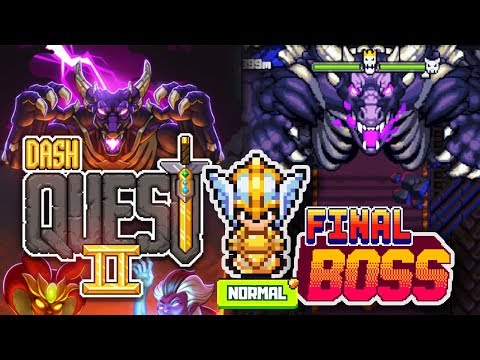 Dash Quest 2 - #9 DOOM CASTLE FULL GAMEPLAY - ZARU DOOM DRAGON BOSS FIGHT 【 Dash Quest II ダッシュクエスト2】