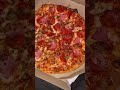 Pepperoni,ham,bacon,and sausage pizza.  #shorts #lilhumilde #food ​⁠  #explore #explorepage #viral