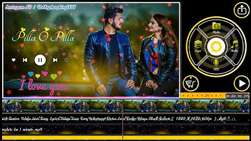 How to Make Love Lyrical WhatsApp Status Video Editing in Kinemaster Telugu 2020 | Bobby EditZ