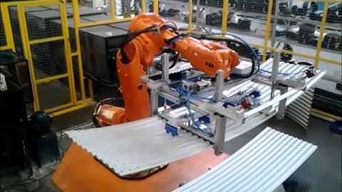 Robotic Roll Former Tending