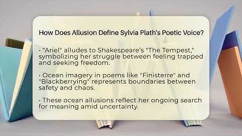 How Does Allusion Define Sylvia Plath
