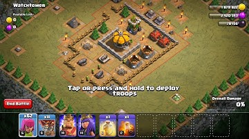 Clash of Clans : Watchtower(Single Player Mission)