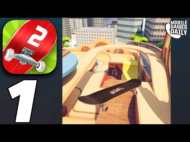 Jogo De Skate Para Celular Touchgrind Skate 2 Android ios Gameplay 