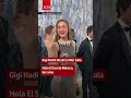 Gigi Hadid se tomó un momento para salurnos
