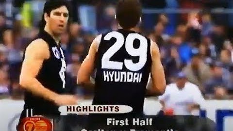 Carlton VS Fremantle 1997 Clive Waterhouse Stephen Kernahan
