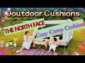 「THE NORTH FACE Cozy Camp Cushion」（NN32237・NN32327）アウトドアチェアで使うノースフェイスのコージーキャンプクッション