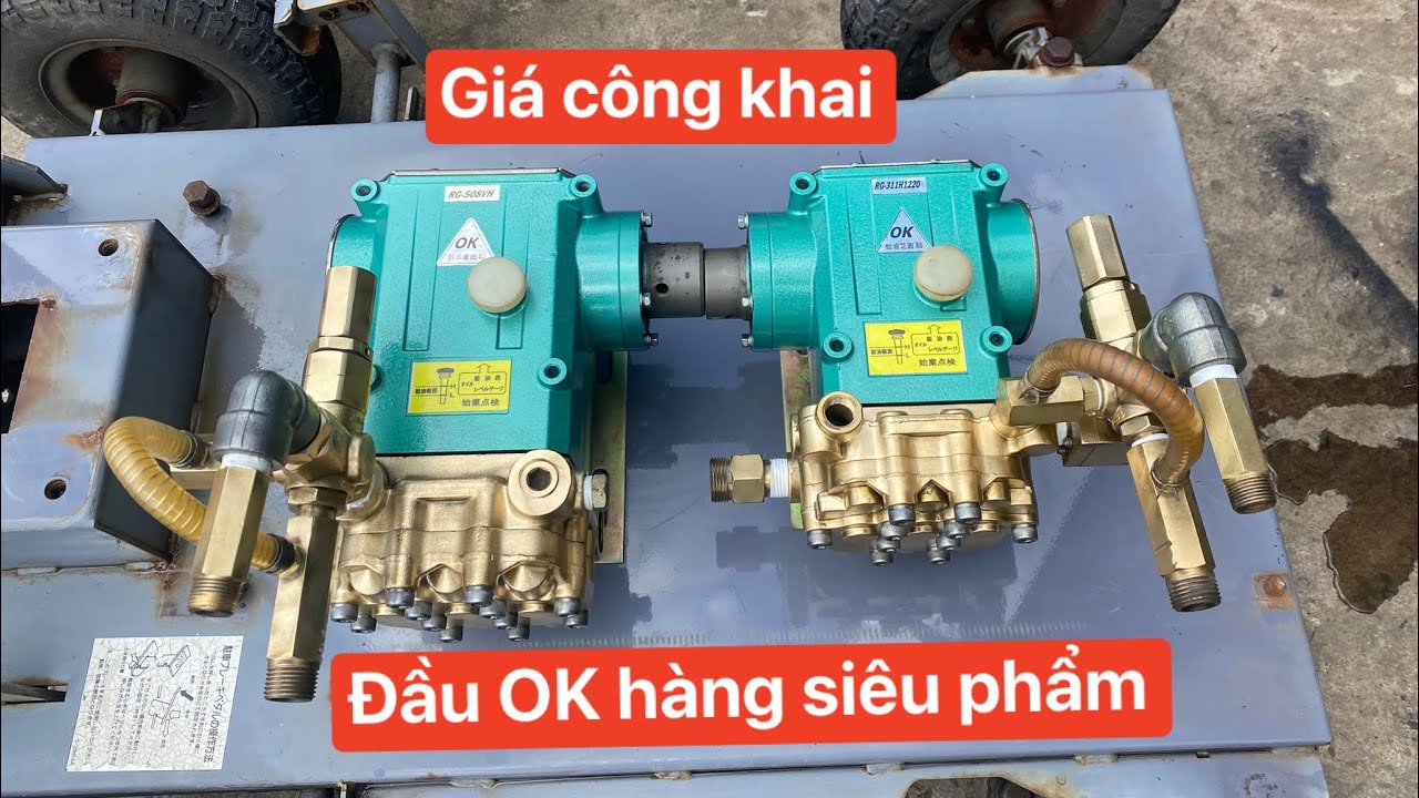 Review đầu nén rửa xe OK311 và OK508 hàng hệ của nhật, giá công khai, LH 0383496693 zalo 0968207725