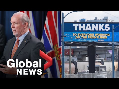 Coronavirus outbreak: British Columbia renews state of emergency amid COVID-19 pandemic | FULL