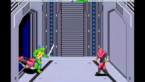 Ninja Turtles IV: Turtles in Time - Scene 4 - Technodrome: Let
