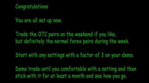 Binary Options Volatility Robot setup