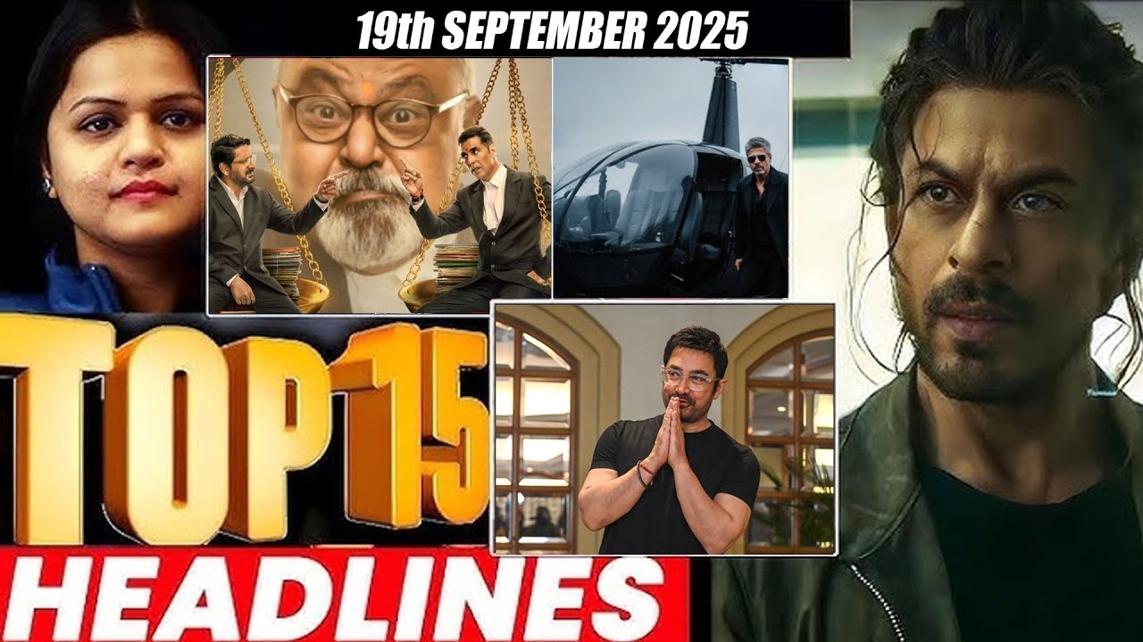 Top 15 Big News of Bollywood | 19th SEPTEMBER  2025 | Salman Khan , Ramayana, Sunny Deol, Amir Khan