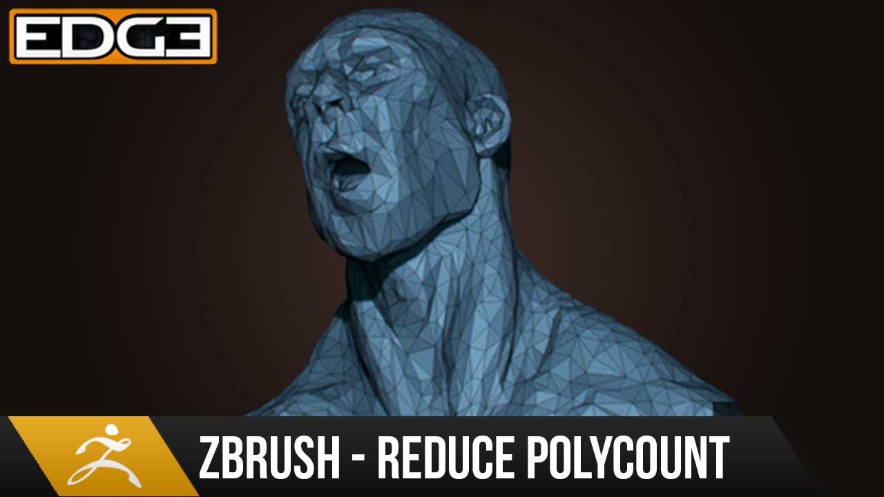 reduce poly zbrush