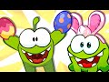 Om Nom Stories : عيد الفصح الأرنب الرسوم للأطفال Om Nom Easter Bunny | تعلم اللغة العربية مع اوم نوم