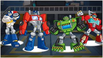 Transformers Rescue Bots: Gameplay Walkthrough Part 6 Chase vs Heatwave vs Optimus Prime vs Boulder