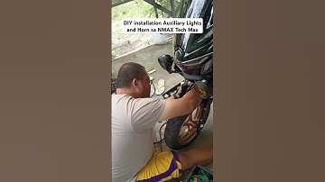 NMAX Tech Max Auxiliary lights and Horn Installation #nmax #techmax #nmaxv3 #yamaha #motorcycle