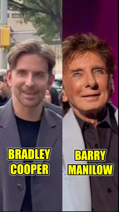 Bradley Cooper’s Face Is Slowly Turning Into Barry Manilow #shorts #celebrity