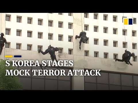 South korea holds anti-terror and joint military drills amid north korea threats