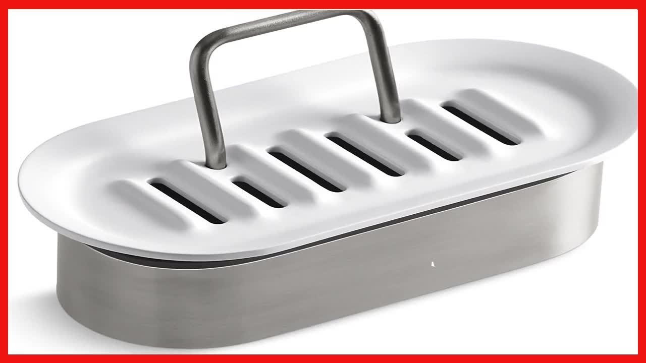 Keep Your Kitchen Tidy with the Nullify Stainless Steel Sponge Caddy