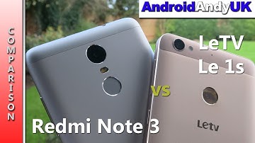 Xiaomi Redmi Note 3 vs LeTV Le 1s HD 1080p Video Comparison
