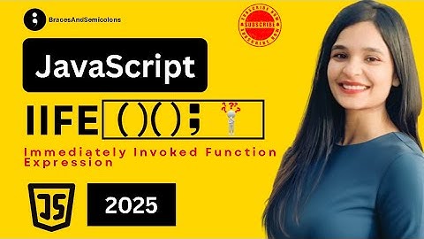 IIFE  in JavaScript | JS for Beginners #javascript #js