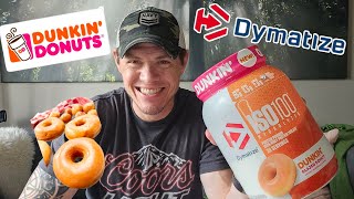 Dymatize Iso100 Hydrolyzed 100% Whey Protein Isolate - Dunkin Glazed Donut