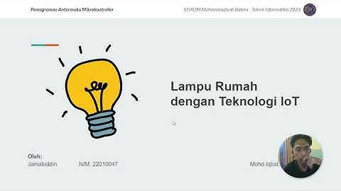 Lampu berbasis IoT sederhana kontrol dengan Bot Telegram
