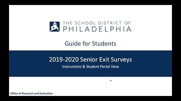 Senior Exit Surveys