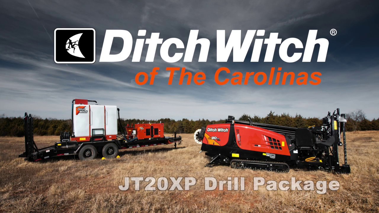 Ditch Witch JT20XP HDD package with XP44 Fluid Mixer YouTube