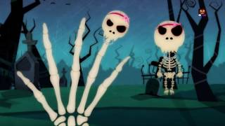 Скелет пальца семьей | детский стишок | Halloween Song | Scary Kids Song | Skeleton Finger