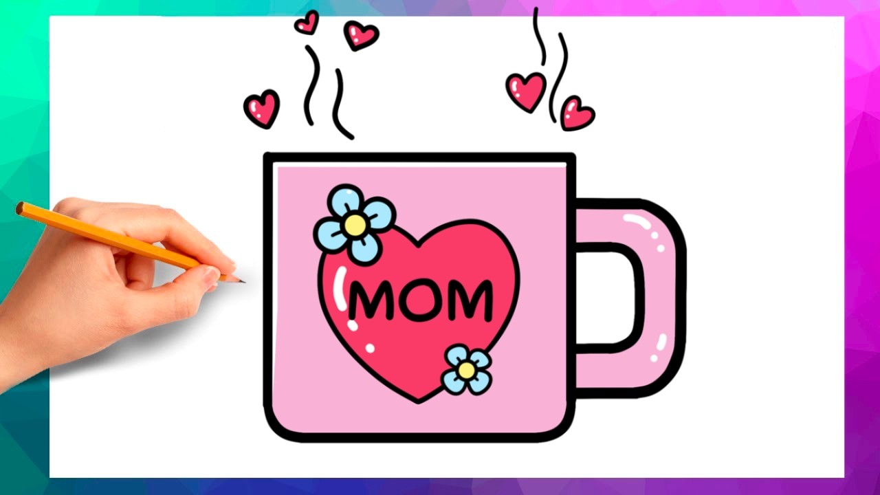 COMO DESENHAR MÃE Em inglês PARA O DIA DAS MÃES