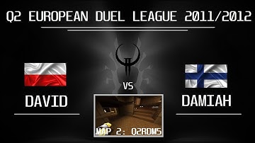 Quake2 EDL #10 Groupstage 8th match | David vs Damiah - 2nd map q2rdm5