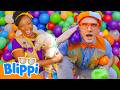 The Jurassic Puppy Show! 🐶 Blippi vs. Meekah 🦖 Dinosaurs for Kids | After School Club