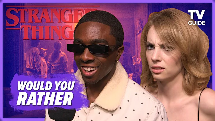 STRANGER THINGS 4 Cast Plays WHO WOULD YOU RATHER?...