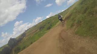 Woodys Bike Park - Run 2 Dirt Wave with a couple a moments if id a crashed it would a bin epic