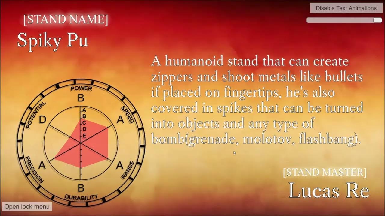 I found a JJBA stand generator YouTube