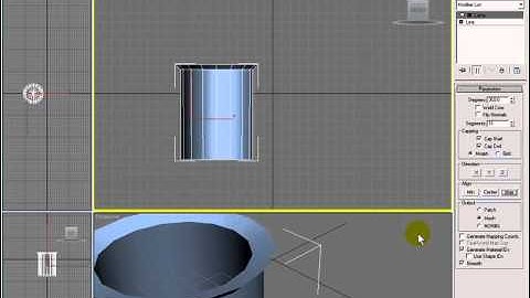 3DStudio MAX - Lathe Modifier (3DS Max Video Tutorials)