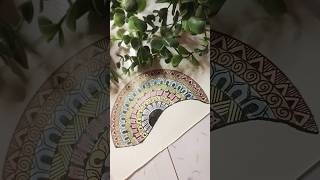 Simple steps mandala design 💕💕✍️#mandaladesign #drawing #art #shorts #shortvideo #trending #viral