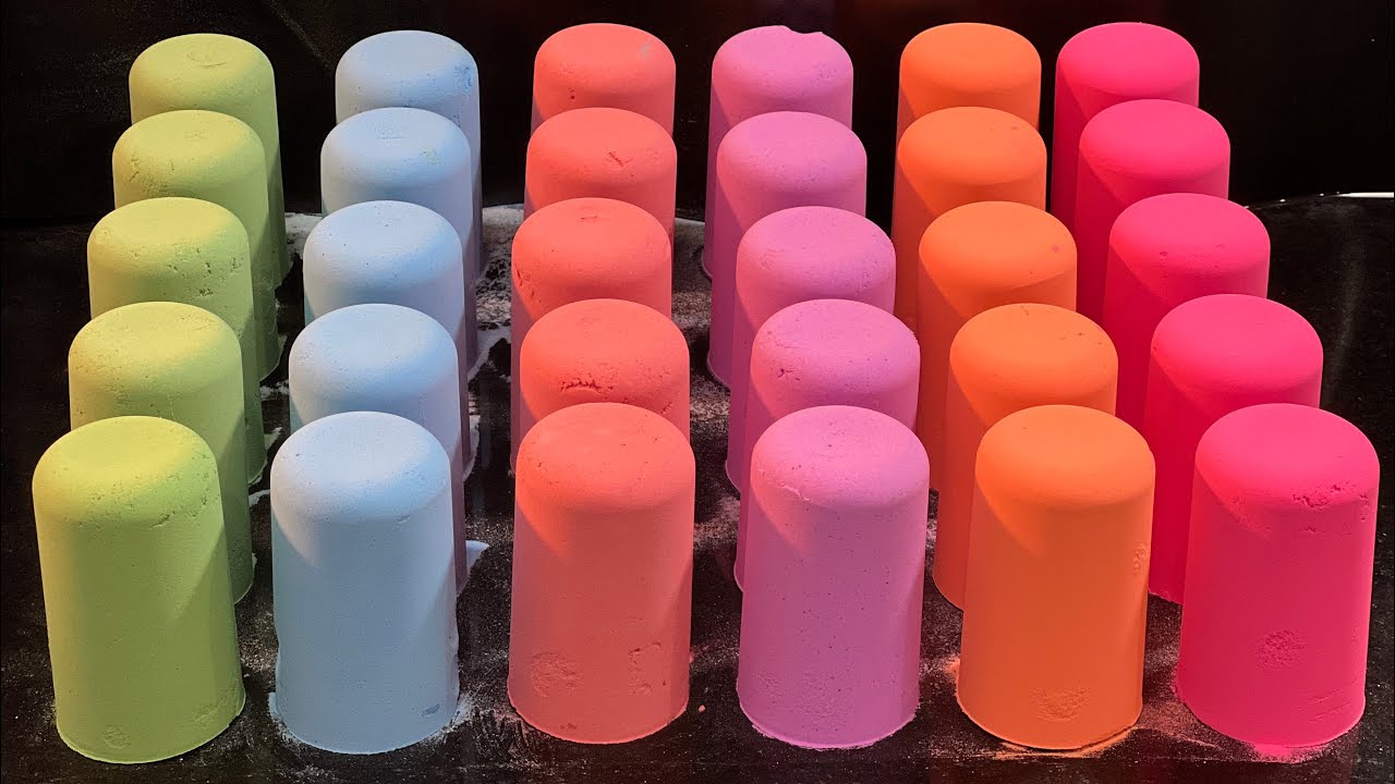 Rainbow Baking Soda Crunch ASMR | Ultra Soft & Crispy Sounds 