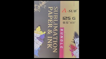 Halloween tumbler using A-Sub sublimation ink & paper