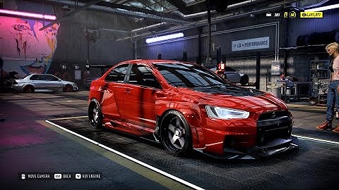 Need for Speed Heat  1000HP+ MITSUBISHI LANCER EVOLUTION X Customization | Max Build