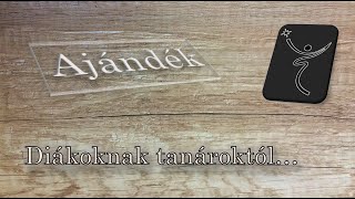 Ajándék... Diákoknak Tanároktól