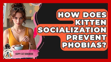How Does Kitten Socialization Prevent Phobias? - Happy Cat Handbook