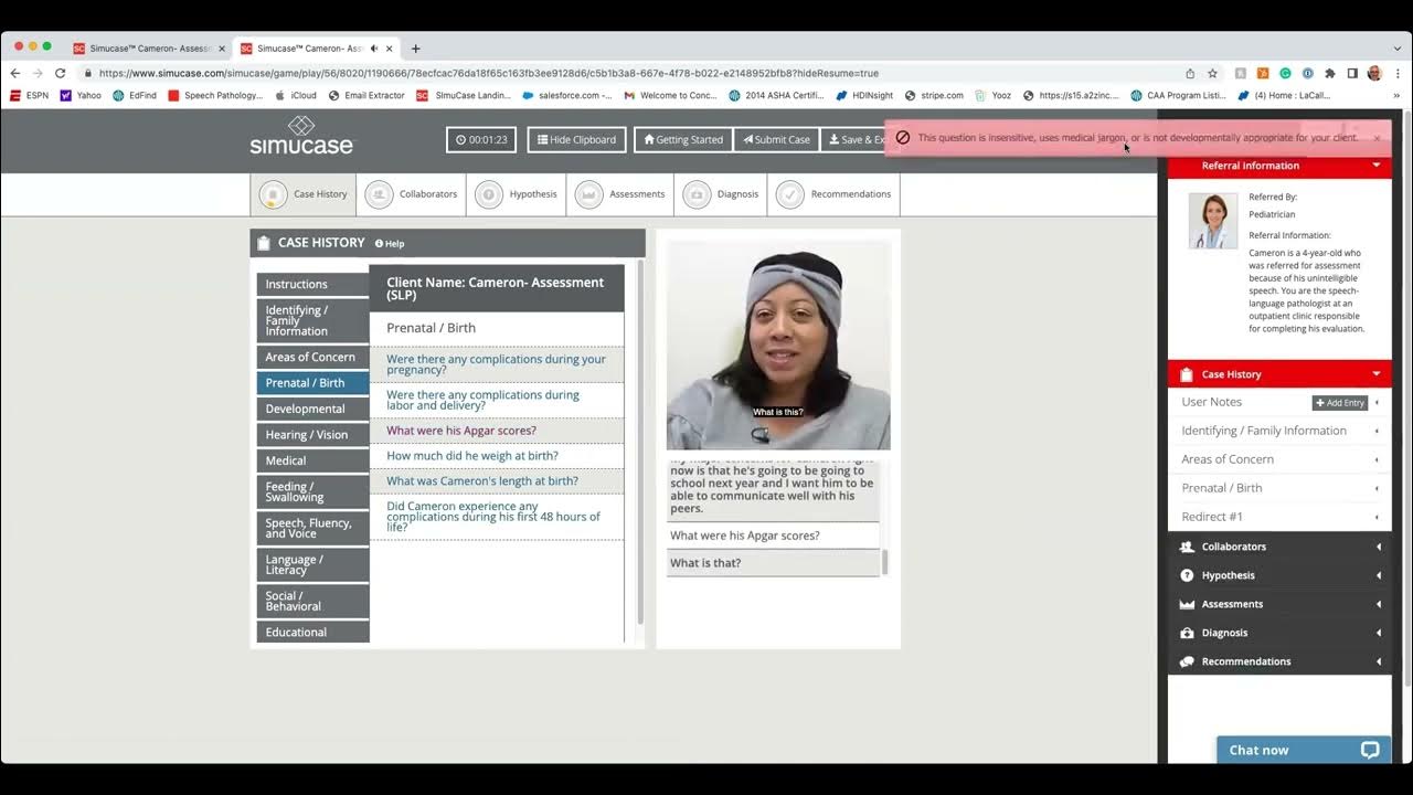Review Simucase training modes learning mode and assessment mode - YouTube
