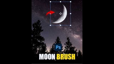 Create a Realistic Moon Brush in Photoshop #shorts #editofdk #photoshop