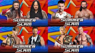 WWE Summer Slam 2024 Match Card Prediction