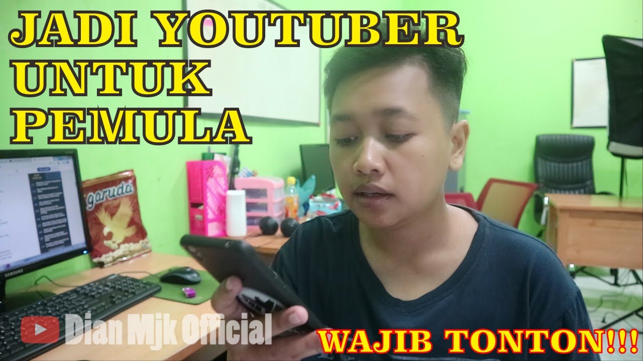 Cara menjadi "YOUTUBER" untuk PEMULA - Modal Hp Android
