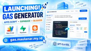 Launching GAS Generator! Buat Apps Script, Supabase & Blogger Otomatis dengan AI screenshot 5