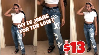 DIY Designer Jeans for just $13! | Luxury on a Budget